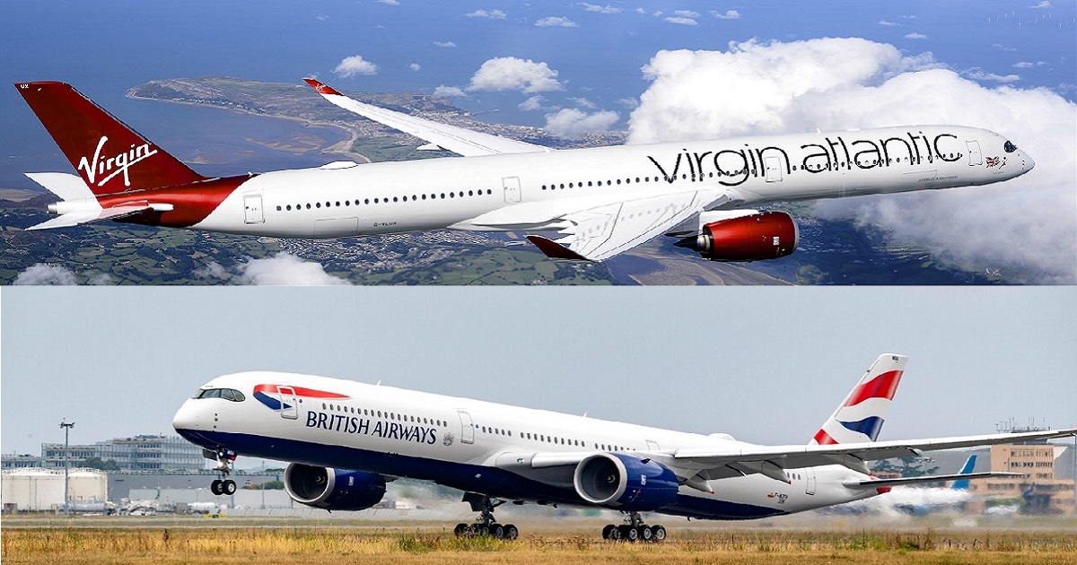 british airways virgin atlantic