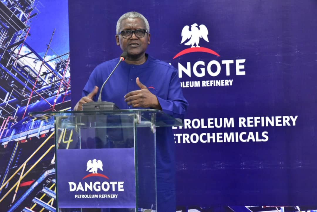 Dangote host media