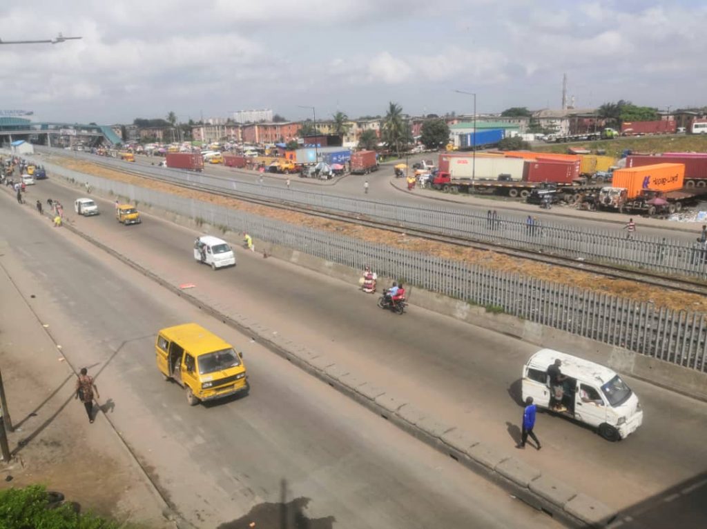 economic activities empty lagos road