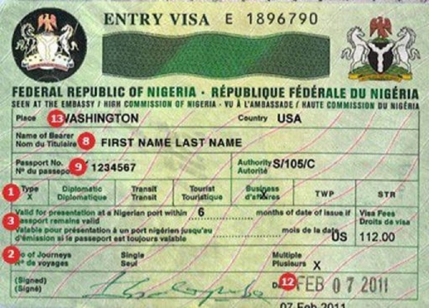 visas at lagos airport