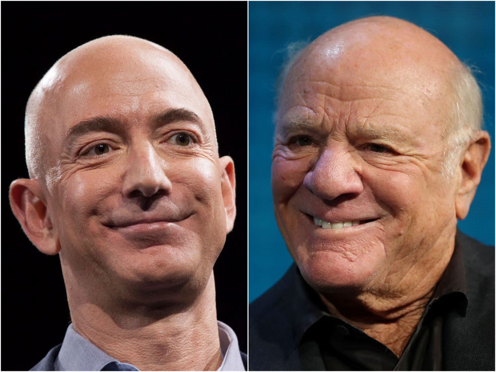 Jeff Bezos and Barry Diller