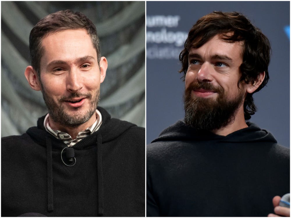 Kevin Systrom and Jack Dorsey