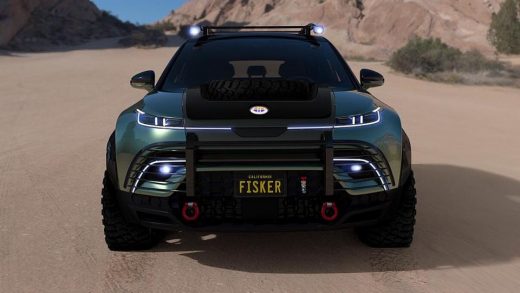 The Fisker Ocean-E electric off-road vehicle