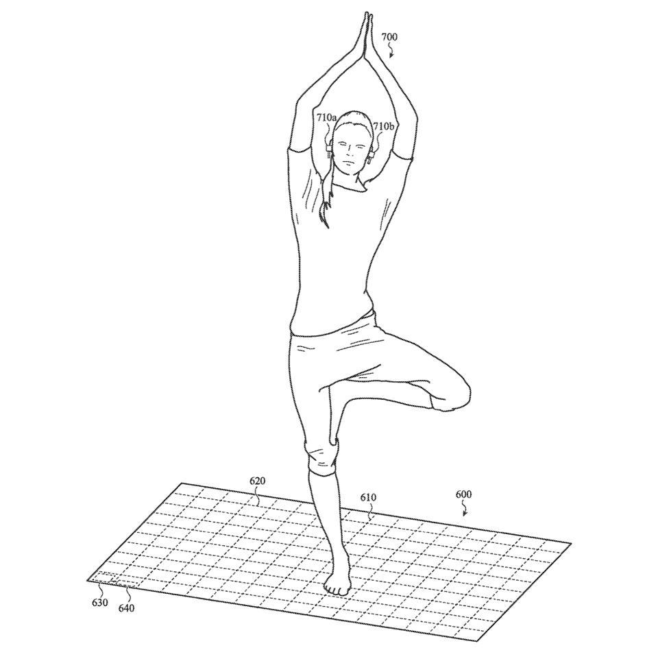 The Apple AirPods Pro patent hints at a very cool[-] fitness mat.