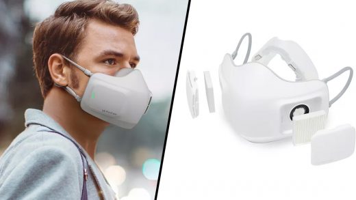 LG officially announces its battery-powered air purifier mask