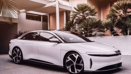 The Lucid Air is touted as the world's fastest charging EV. Image Credit: Supplied