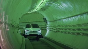 Boring tunnel Los Angeles
