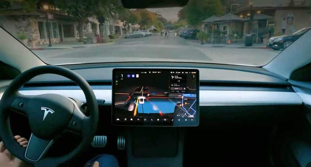 Watch Tesla Full Self-Driving Beta’s software operate without ‘rolling stops’
