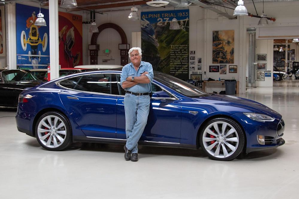 Jay Leno and his Model S P90D