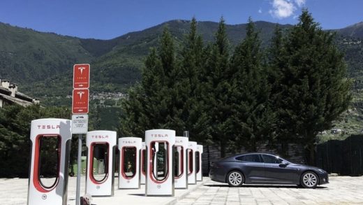 Italy Tesla Superchargers
