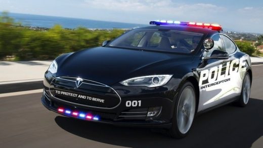 Tesla Model S police