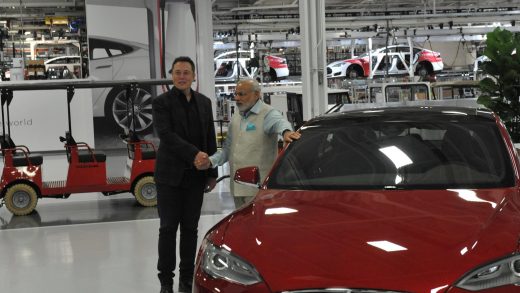Tesla CEO Elon Musk with India Prime Minister Narendra Modi (Photo: Narendra Modi/Twitter)