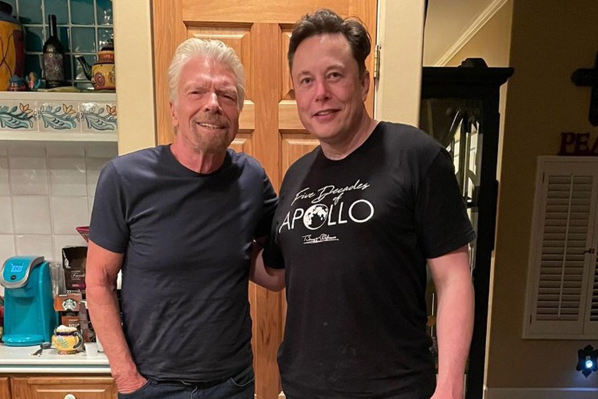 Virgin Galactic Richard Branson and Elon Musk’s SpaceX