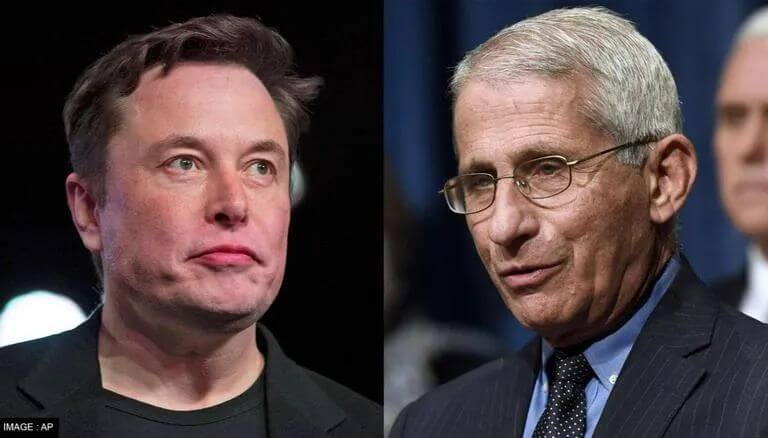 Twitter CEO Elon Musk and former White House chief medical advisor Anthony Fauci