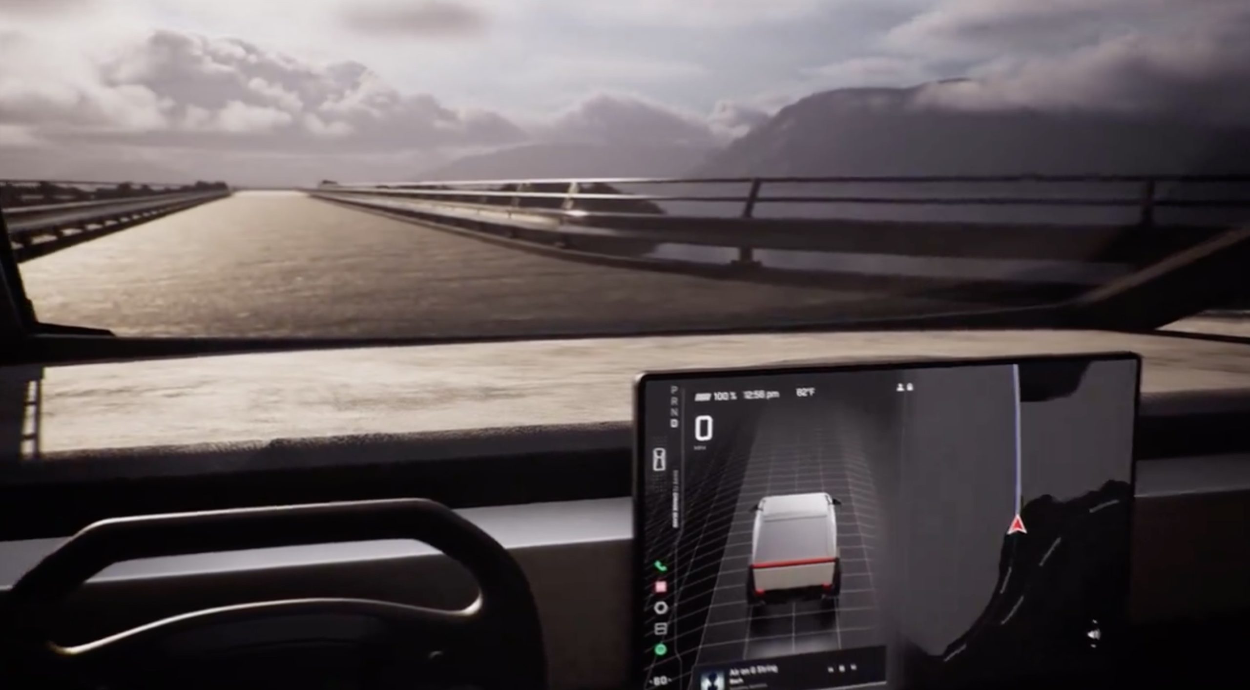 Tesla fan Cybertruck Apple Vision Pro